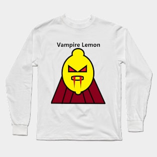 Vampire Lemon Long Sleeve T-Shirt